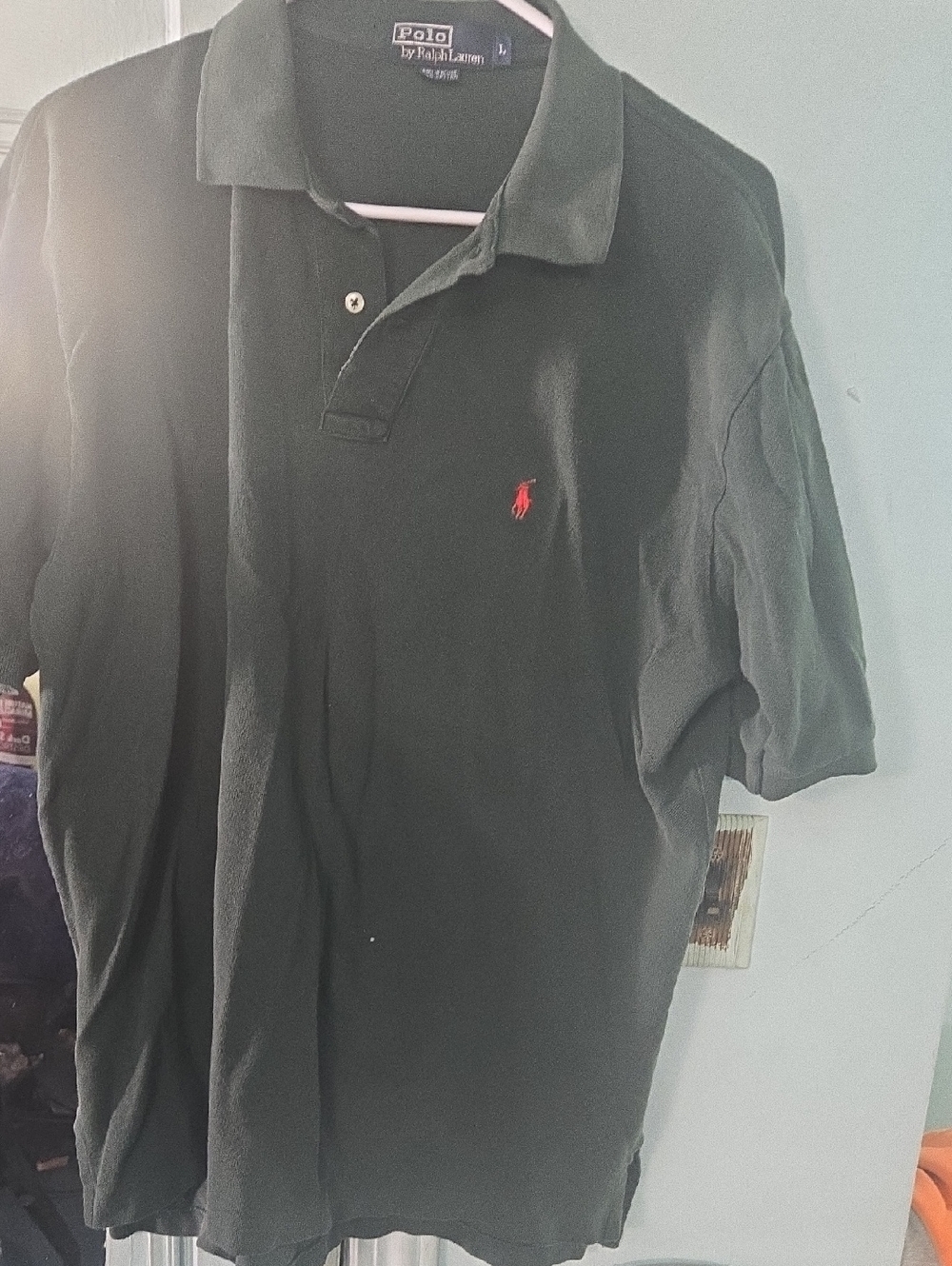 Polo by Ralph Lauren Dark Green Polo with Red Pony Logo